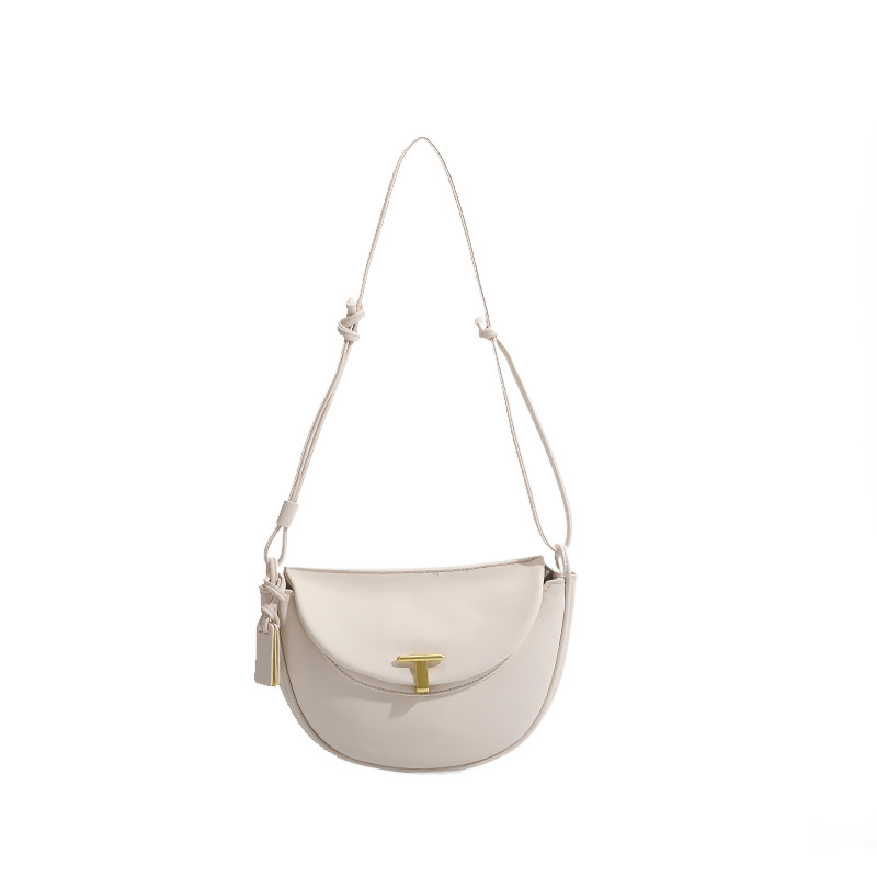 Bolsa tiracolo meia lua em couro legítimo para mulher_voghion.com