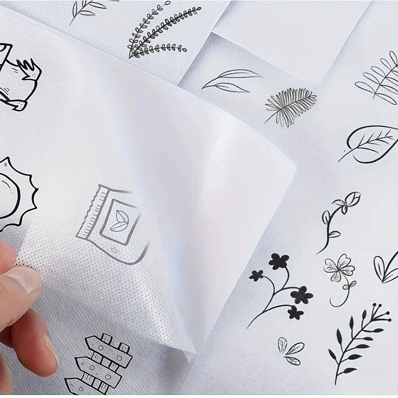 Контурно-безопасная водорастворимая embroidery поставка стаб бумага для крепления самоклеящейся водорастворимой основы для вышивки DIY