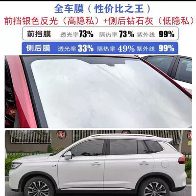 Explosion-Proof High-Definition Primary Color Film, Automotive Film - car-suv-new-car-film-full-car-package-construction-platinum-silver-front-fender-diamond-gray-side-and-rear-fender