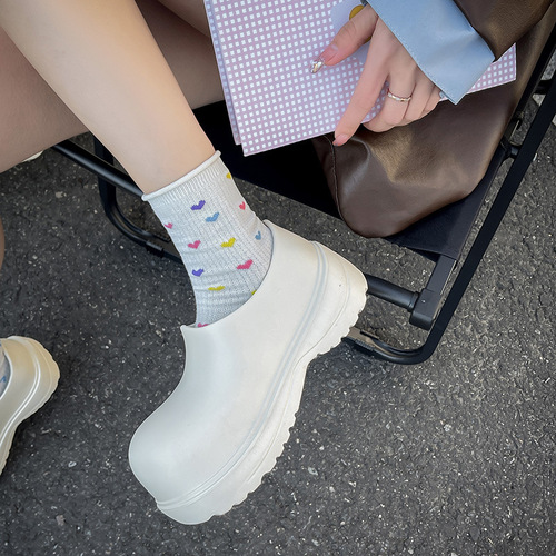 EVA Men's Outdoor Ins Trendy Height Increasing Head Shoes Summer Trendy Cool Versatile Couple Casual Cap Toe One-Piece Women