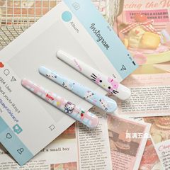 新しいプリントかわいいハローアヒル口クリップキティスイートインガールハート前髪クリップ漫画ヘアクリップ完成品