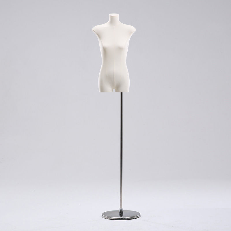 Tienda de ropa de estilo coreano cuerpo plano de alto nivel de mujer mitad de ventana de ropa de mujer muñeca plataforma de exhibición de cuerpo grueso nuevo pecho pequeño