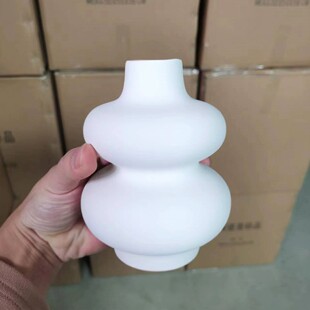 Nordic ins Style Ceramic Vase Living Room TV Cabinet Creative Decorations Ornaments Hydroponic Flowers Dried Flower Vase