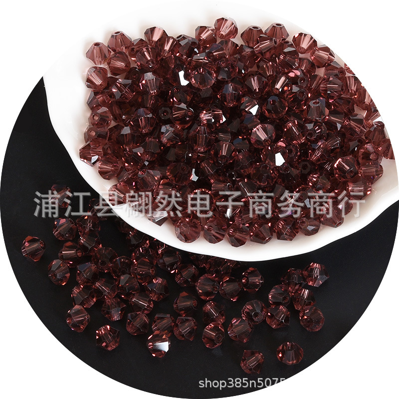 3-8mmAAAA水晶菱形珠精品水晶ガラス珠二頭尖珠DIY珠散珠アクセサリー部品