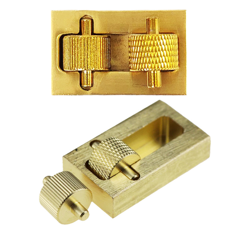 DIY手工皮具皮边处理油边工具 黄铜迷你边油斗盒边油笔  带双轮