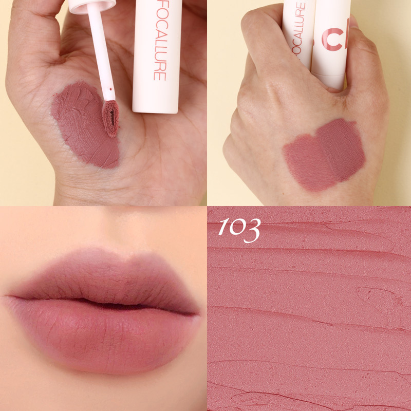 Focal air mist lip putty matte velvet waterproof and colorfast leading lady Lip Glaze popular fa179