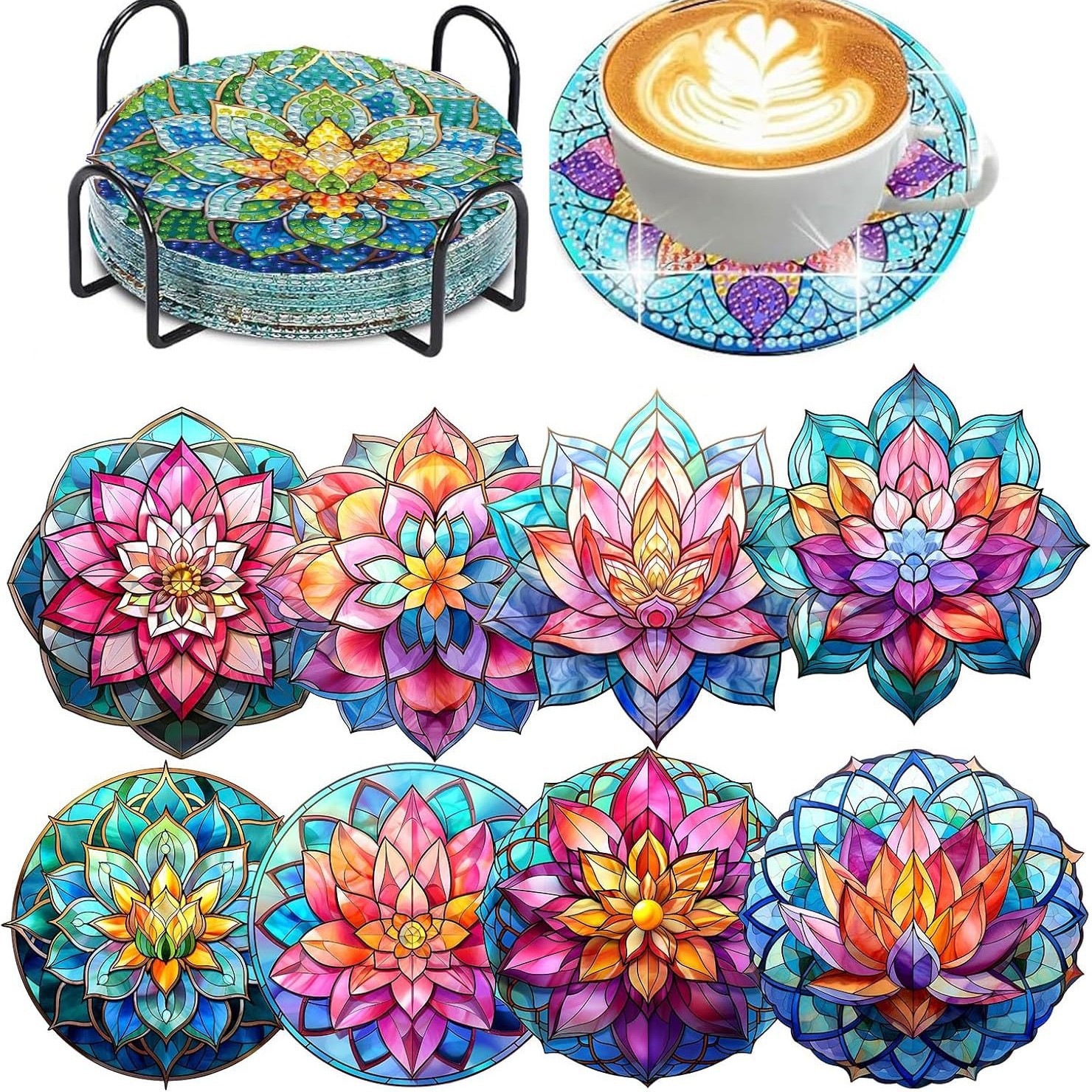 Transfronterizo para 5D pintura de diamantes artística cojín de taza creativo nuevo estilo de animación DIY pintura de diamantes decoración cojín de taza