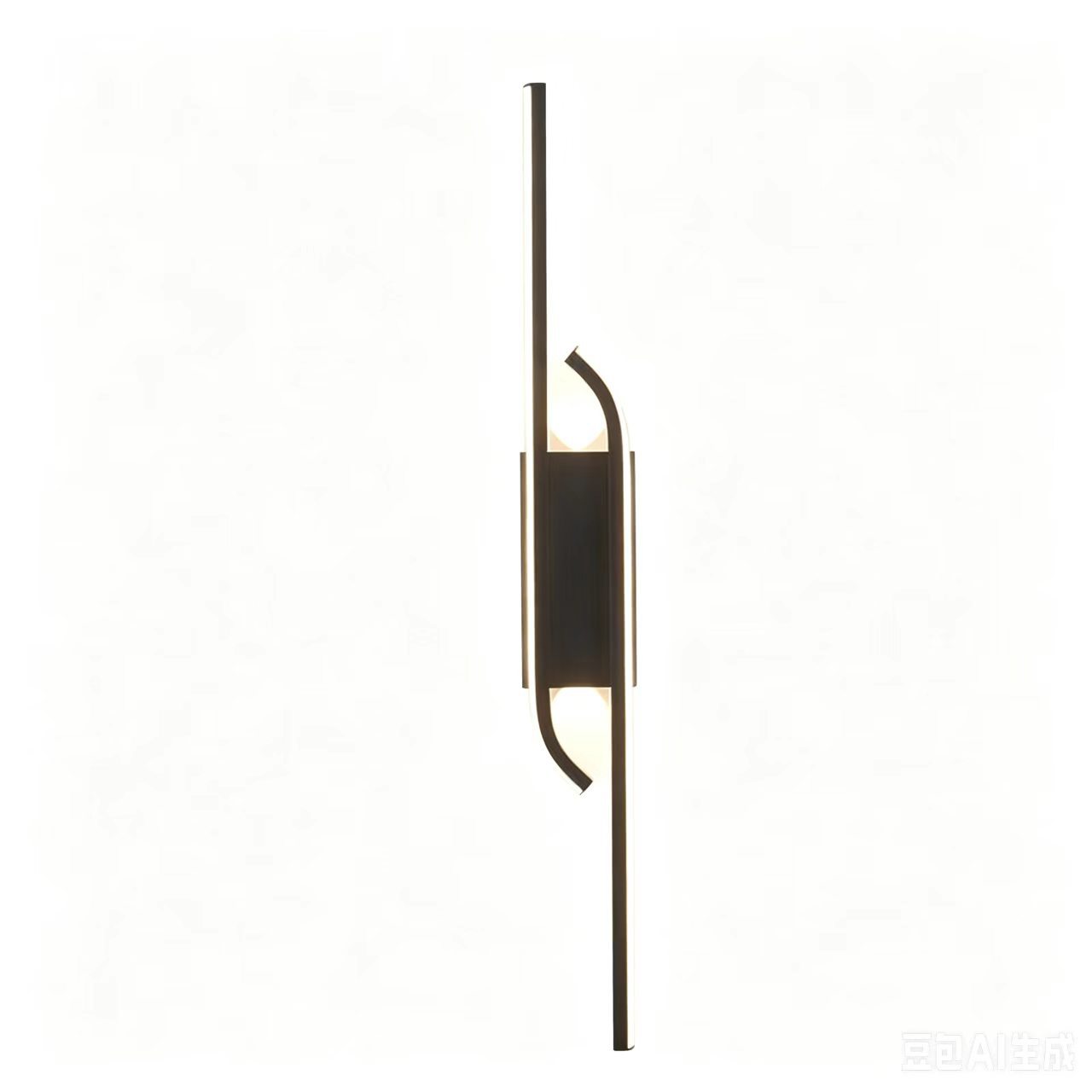 Moderno LED TV de línea larga simple lámpara de fondo pared lámpara de parrilla luz lujosa pasillo dormitorio sala de estar lámparas Zhongshan