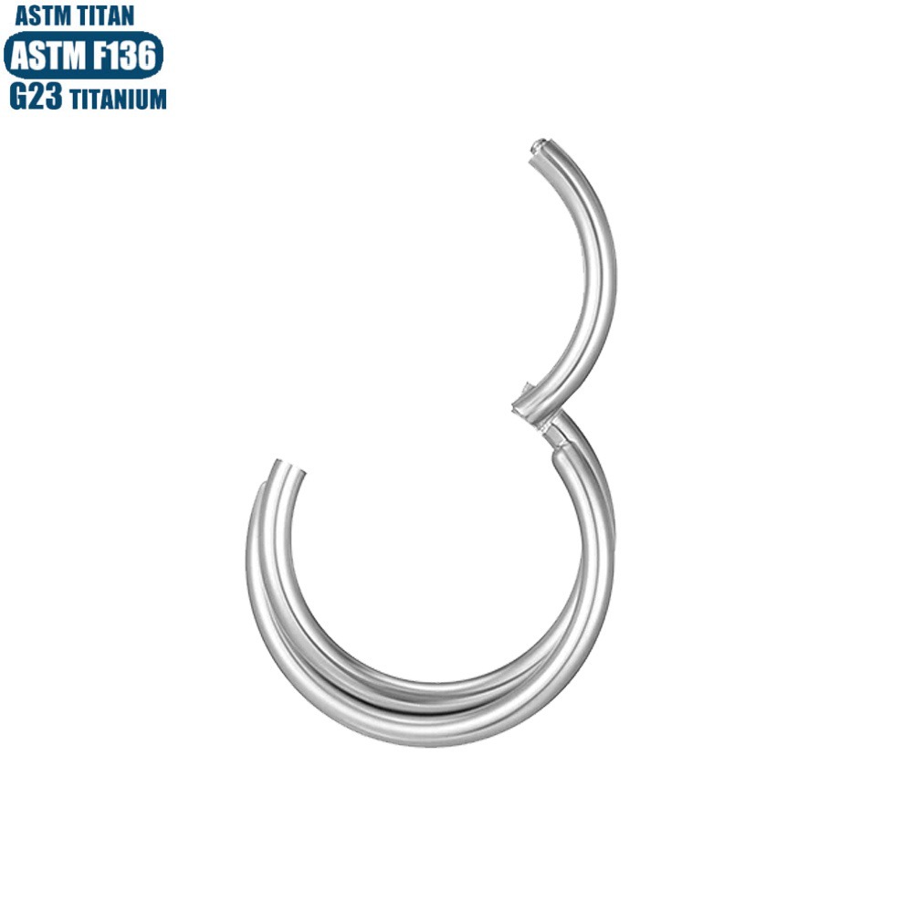 G23 Titanium Seamless Nose Ring Hoop Cross Earring for Cartilage Helix Tragus Piercing Jewelry detail image 11