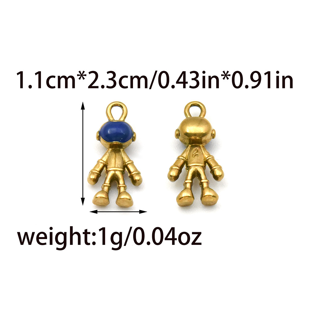 3g Weight Pendant Jewelry Making Type DIY Ornament Accessories Classification 1 Piece Quantity 304 Stainless Steel Material Animal, Rainbow, Devil's Eye Pattern All Seasons Season Enamel Design Cute Style 1 Piece 304 Stainless Steel Animal Rainbow Devil's Eye Pendant DIY Ornament Accessories 4