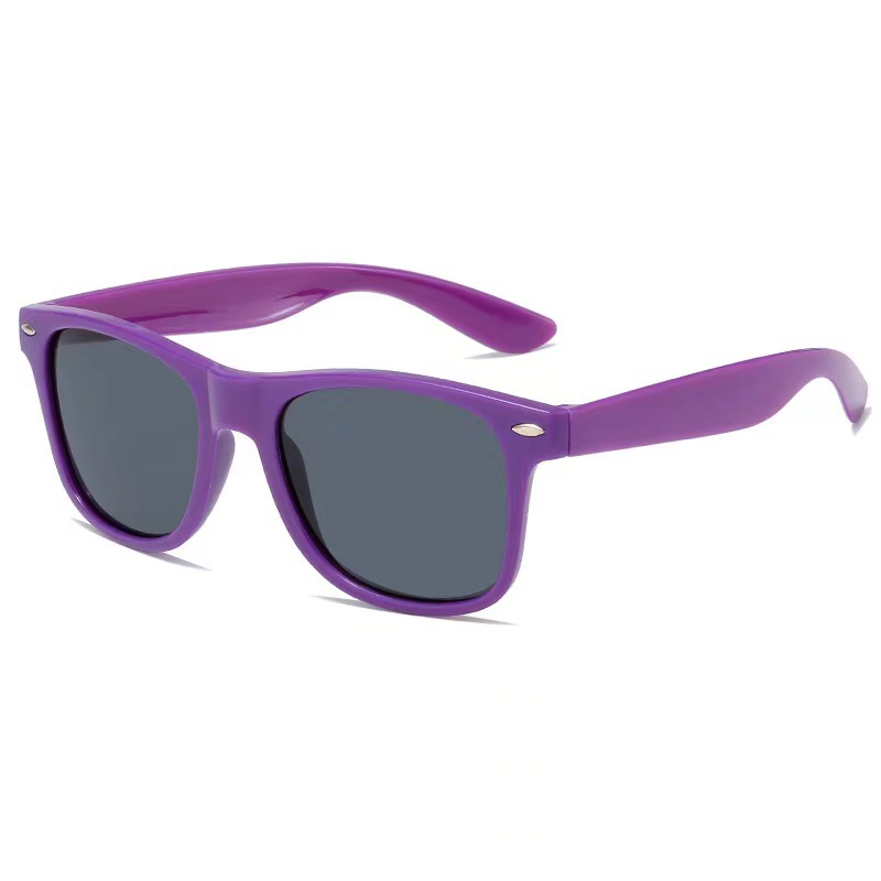 Purple frame gray film