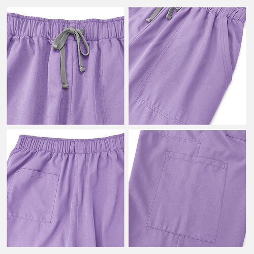 Elastic hand clothes for men and women's short-sleeved surgical clothes, oral nurses and doctors 'work clothes, pet hospitals, medical brush hand clothes,