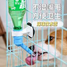 宠物饮水器狗狗滚珠挂式饮水头可配饮料可乐瓶狗笼悬挂饮水器
