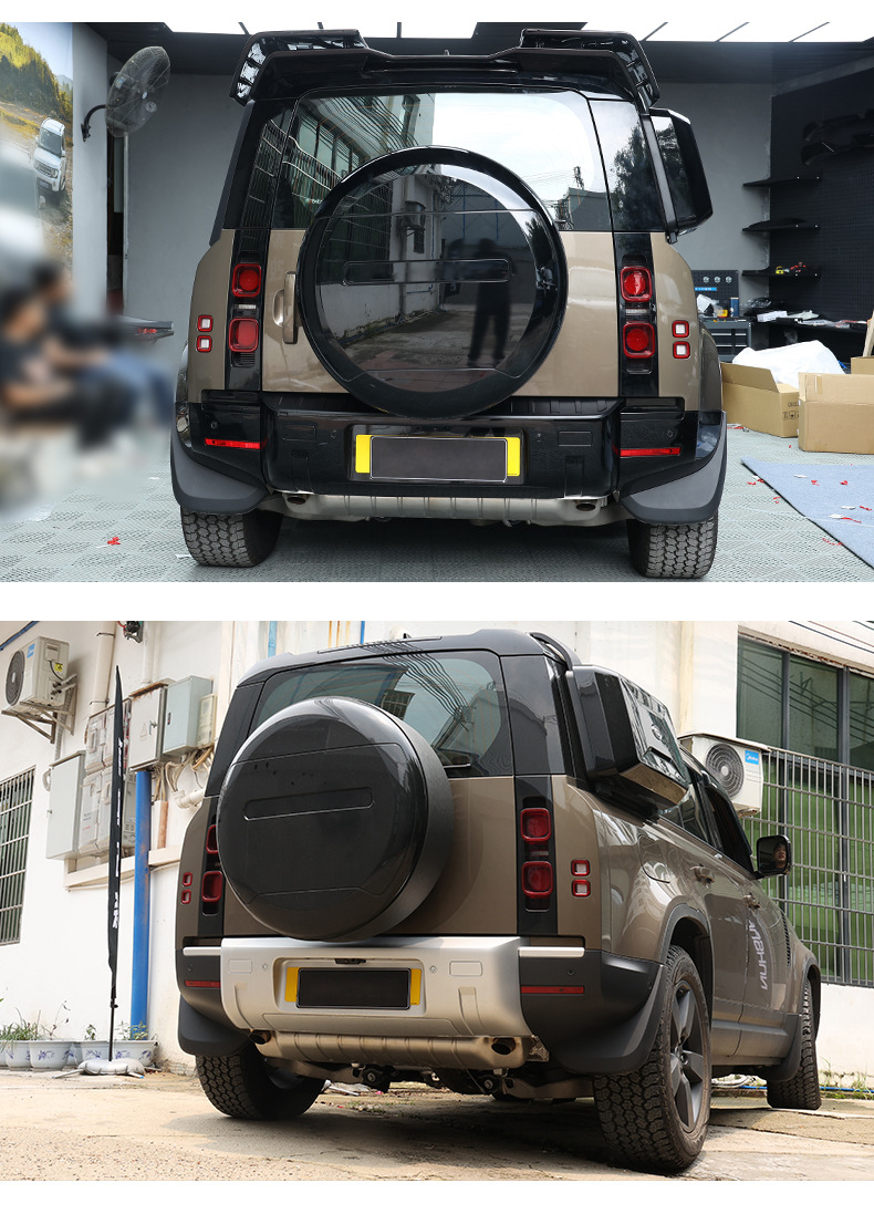Suitable for 20-25 Models of Land Rover New Defender Spare Tire Cover 90/110/130 Tire Protection Cover Modified Spare Tire Cover