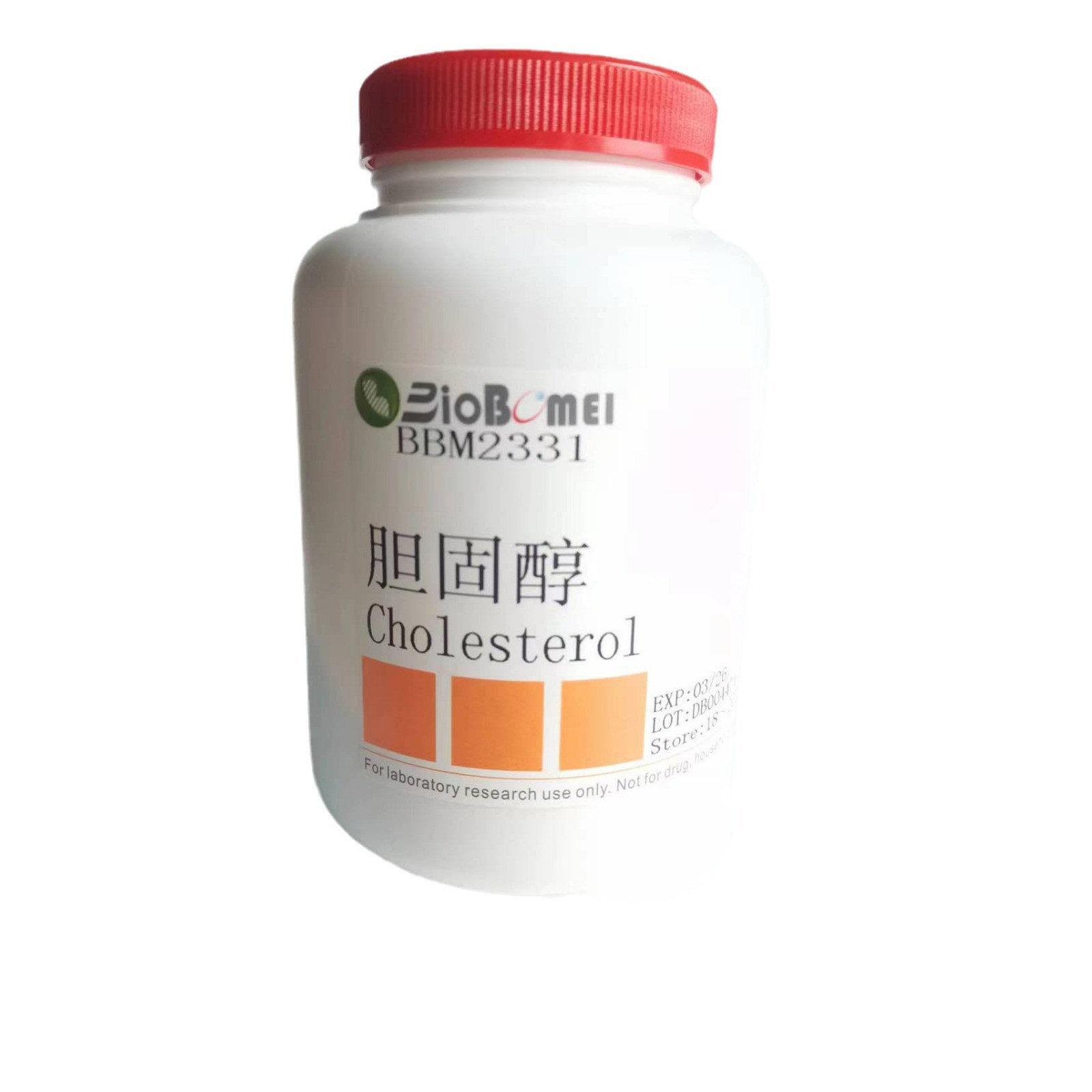 胆固醇 ≥95%  科研实验试剂CAS:57-88-5