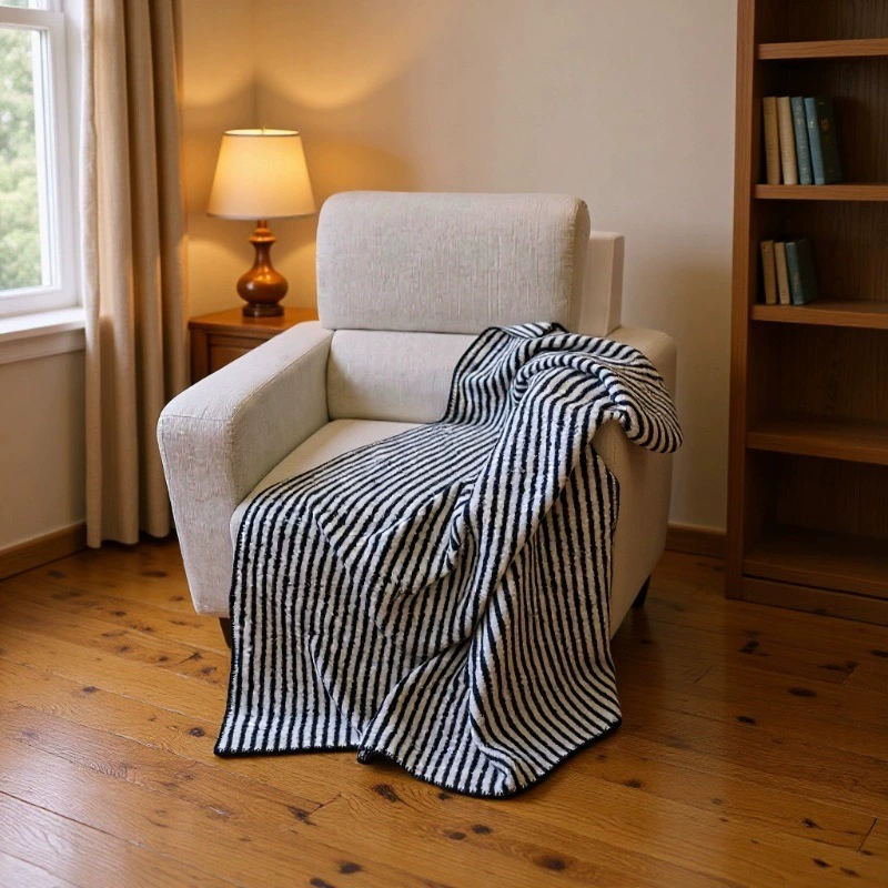 Одеяло в американском стиле, чехол для офисного дивана, полосатая шаль, одеяло для кондиционирования воздуха, одеяло для сна, одеяло для дивана, плед для дивана