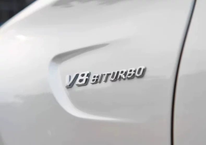 Suitable for the new Mercedes-Benz V8BITURBO side emblems, C63, G63, S65, and V12 supercharged car emblems