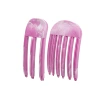 Marble Pink and Purple Two-piece Set (three teeth + six teeth)