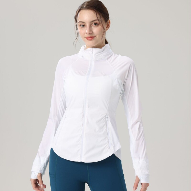 Summer Sun Protection Jacket, Similar Style, Affordable Alternative for Outdoor Sports, Lightweight, Ice-Feel, Quick-Dry Yoga Wear, Long-Sleeve Sports Top Summer Sun Protection Jacket, Similar Style, Affordable Alternative for Outdoor Sports, Lightweight, Ice-Feel, Quick-Dry Yoga Wear, Long-Sleeve Sports Top