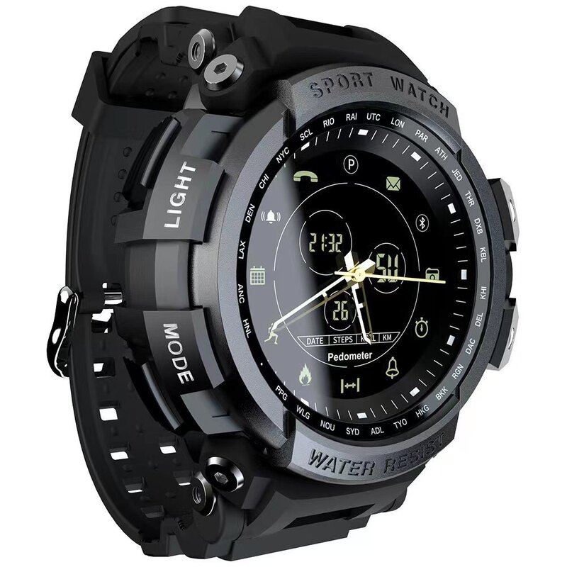 2024 Cross-Border Mk28 Smart Ciri Sports Men's Outdoor Gps Pedometer Mountaineering Bluetooth Music Smart Watch