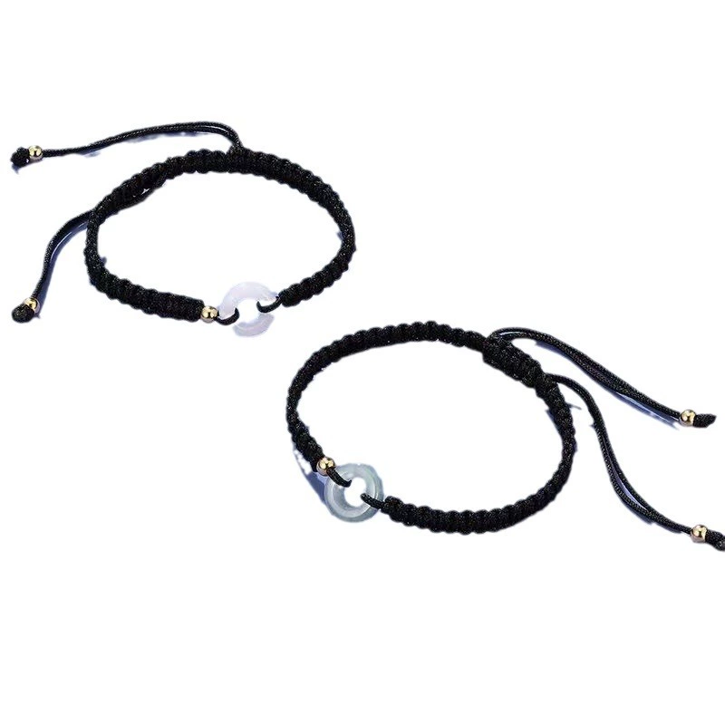 Protective amulet, adjustable buckle for beloved, one bead bracelet, Birthday gift, simple and elegant design