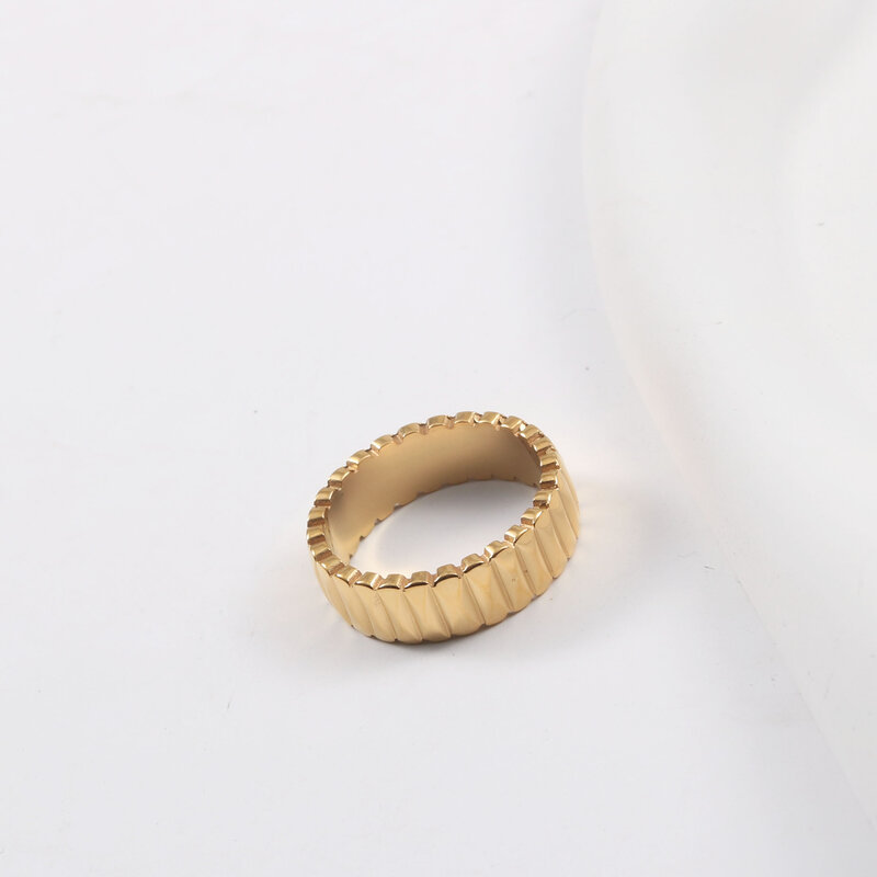 Fashion Geometric Titanium Steel Plating Rings 1 Piece display picture 9