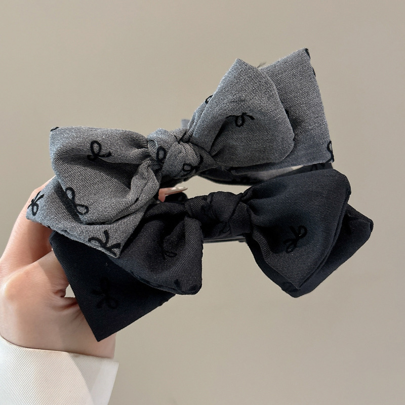 Bow Ball clip para el cabello de mujer alta sensación de disco de cabello alto clip de agarre de cola de caballo 2024 nuevo diseño elegante tocado
