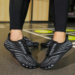 Cross-border New Outdoor Couple Fishing Shoes Swimming Shoes Wading Shoes Casual Running Five Finger Shoes Men's Beach Shoes