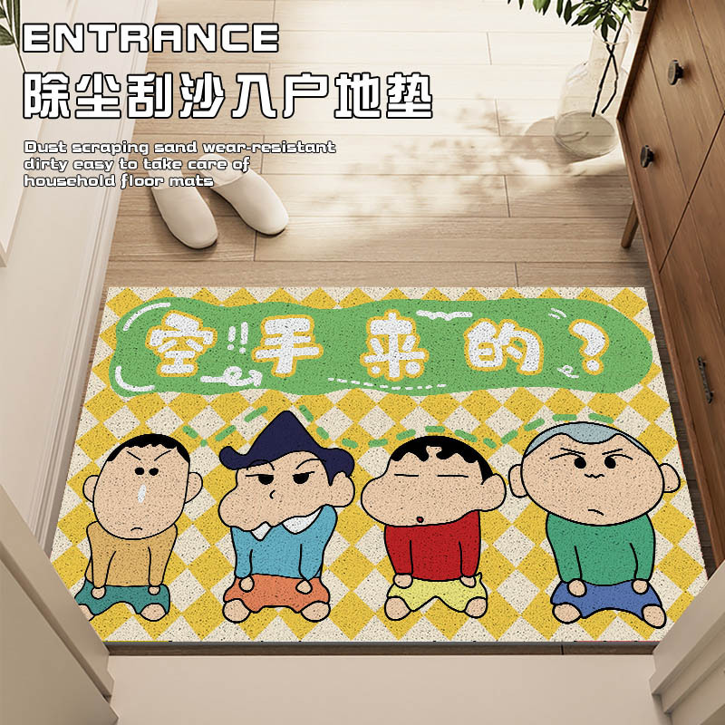 丝圈地垫家用耐脏耐磨防滑地垫进门刮泥蹭土入户门地垫一件代发|undefined