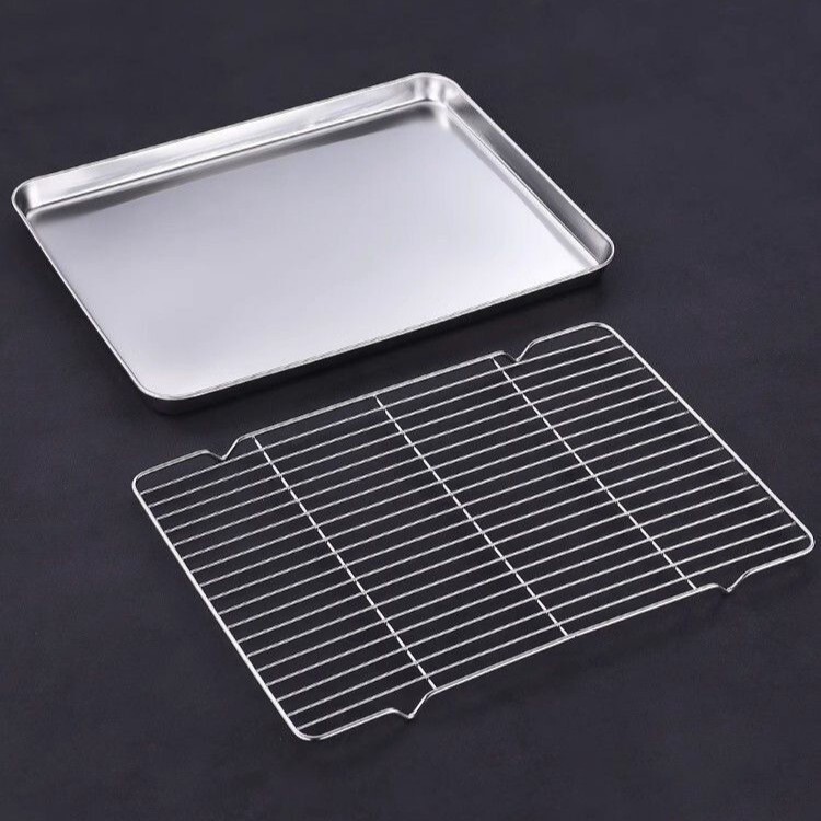ステンレス製の油切りラック、バーベキュー用網、油濾過網、油分除去網、パン焼き用冷却網、油切り・焼き網|undefined