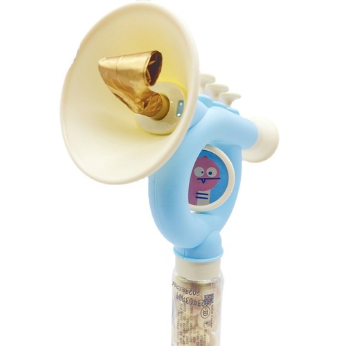 Egg Yolk Flavor Puff Snack, Happy Trumpet 15g Snack for Street Stands and Wholesale Stores