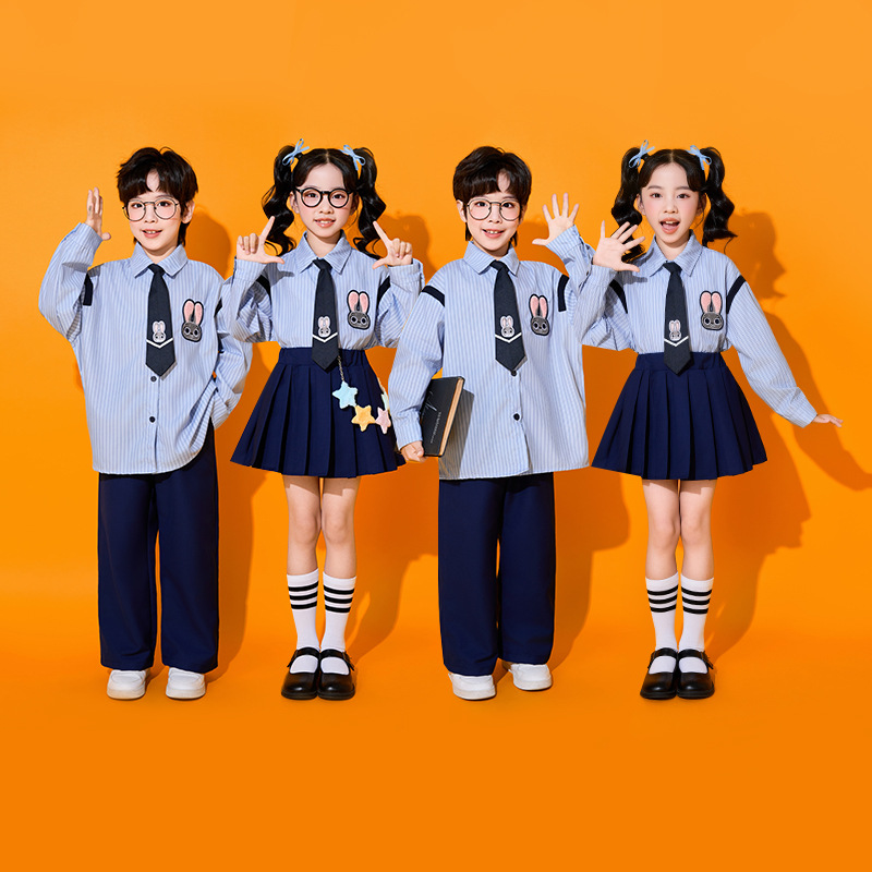 Children's Performance Clothing, Primary School Students' Sports Meeting, Cheerleading Performance, Kindergarten Class Uniform, College Style Chorus Clothing, Autum