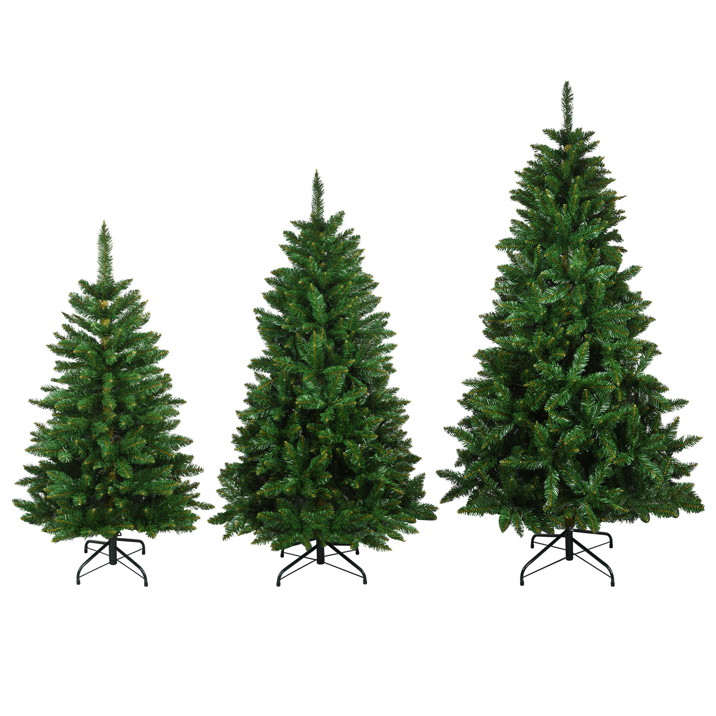 Árbol de Navidad de PVC 1.5 ~ 2.1m árbol verde cifrado árbol de Navidad ambiente del centro comercial decoración escena árbol de aterrizaje