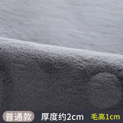 北欧外贸客厅地毯高级感家用仿兔毛沙发茶几满铺纯色加厚轻奢|undefined