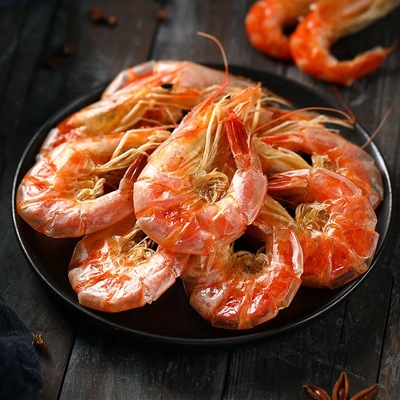 Dried shrimp Dried shrimp precooked and ready to be eaten Large Outsize Seafood Dried shrimp Shrimp Seafood pregnant woman snacks dried food On behalf of