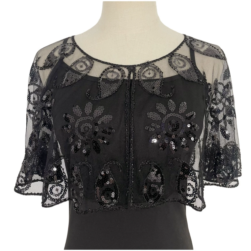 Свадебное платье, накидка, короткий жилет, тонкие ногтей sequins, жакет, (跨境交易) европейский стиль