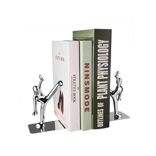 Kung fu kick book stand book stand metal stand book stand book stand book stand creative model room study decoration ornaments