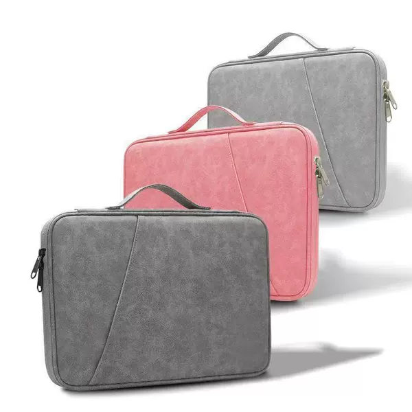 Ready-Stock Sheepskin Tablet Case Complete Storage Bag 10.9 and 13.3inch Multi-Functional Waterproof