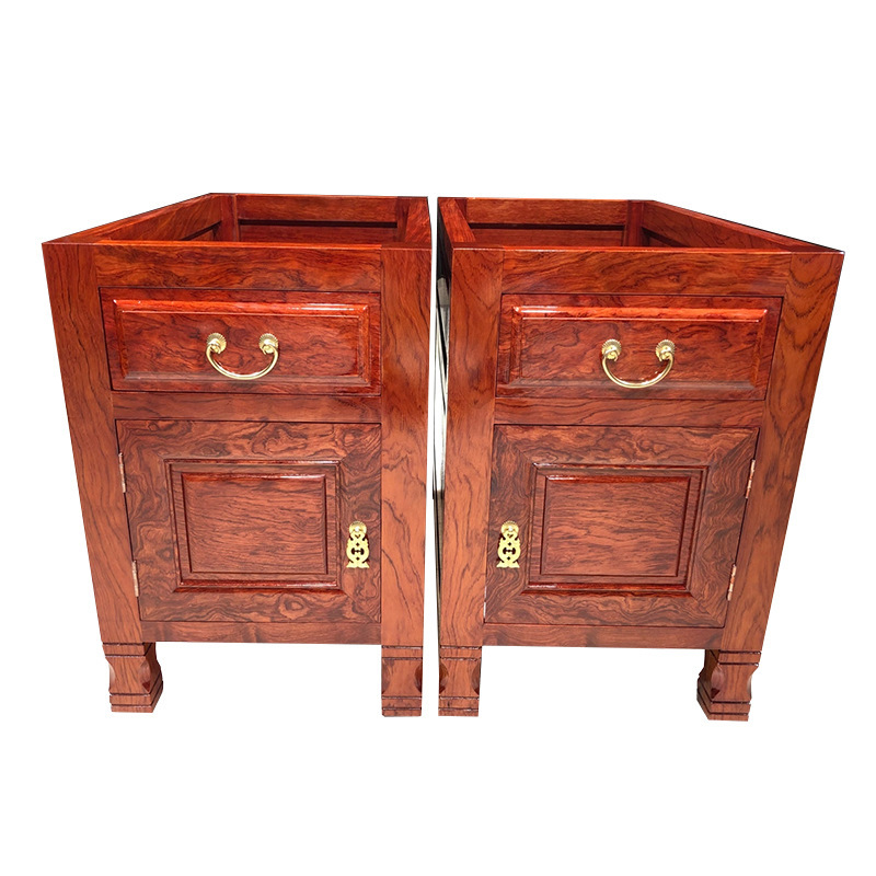 BAHUA 견고한 목재 대형 보드, 1개 도어, 무료 배송, 마호가니 티 테이블, OAKAN 1개 배플 캐비닛 받침대, 싱글, 더블 테이블 다리 받침대