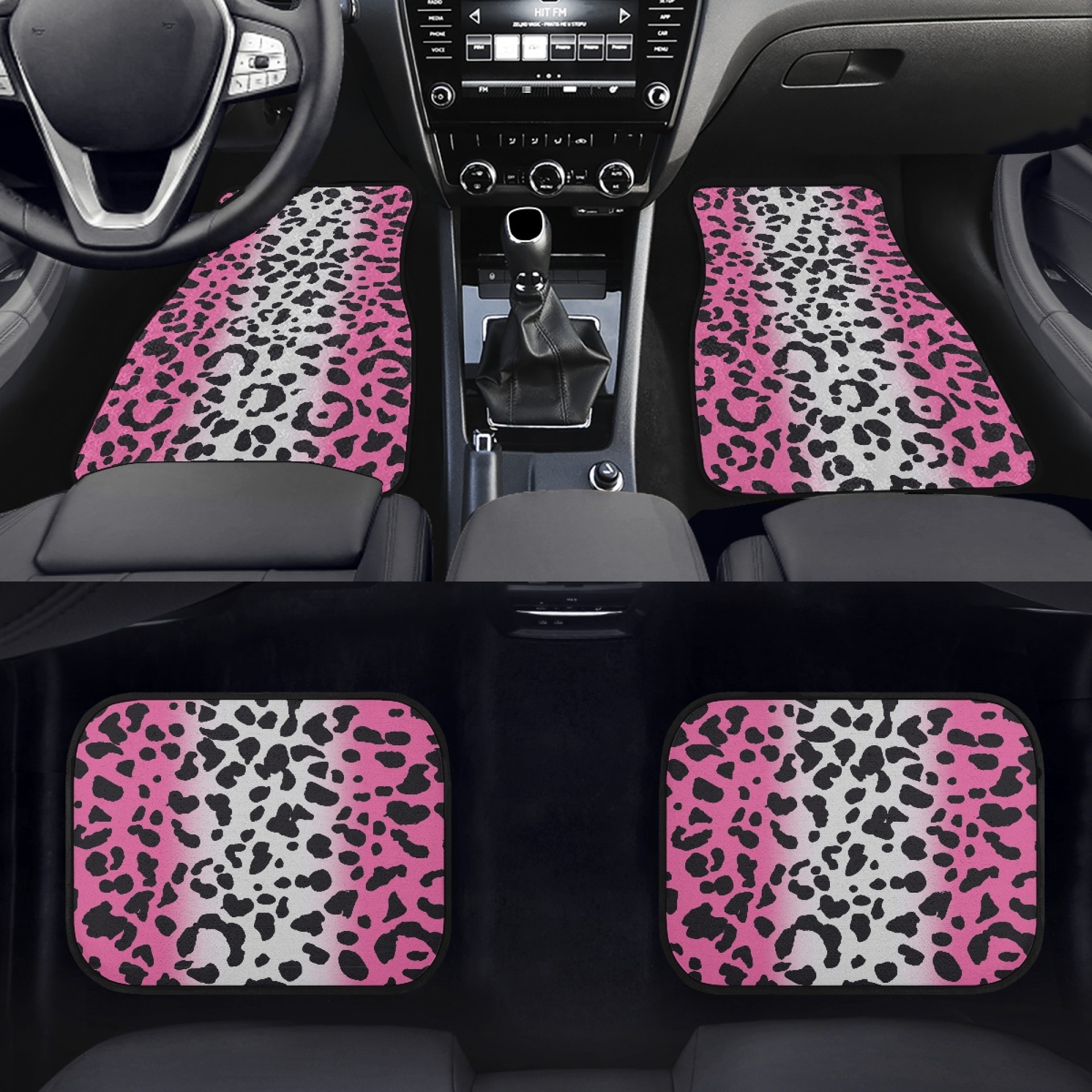 Printed Universal Car Floor Mats, Single-Piece Anti-Dirt Floor Mats for Car Interiors, Easy to Clean, Custom-Made by Carpet Manufacturers