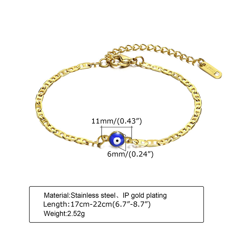 Lucky Evil Eye Red String Bracelet Protection Jewellery Minimalist_voghion.com