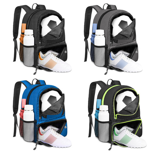 Cross-border new double shoulder soccer bag waterproof sports equipment bag outdoor basketball volleyball bag convenient lightweight storage bag