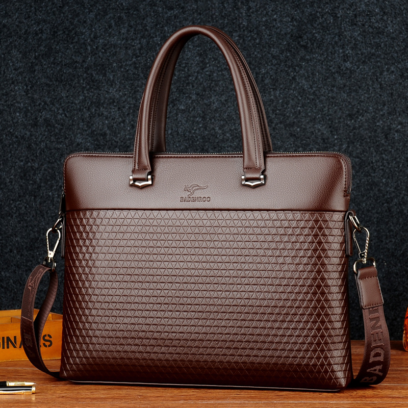 Business Briefcase Office Men's Large Capacity Travel Handbag Office Meeting Work Bag Multifunctional Computer Bag