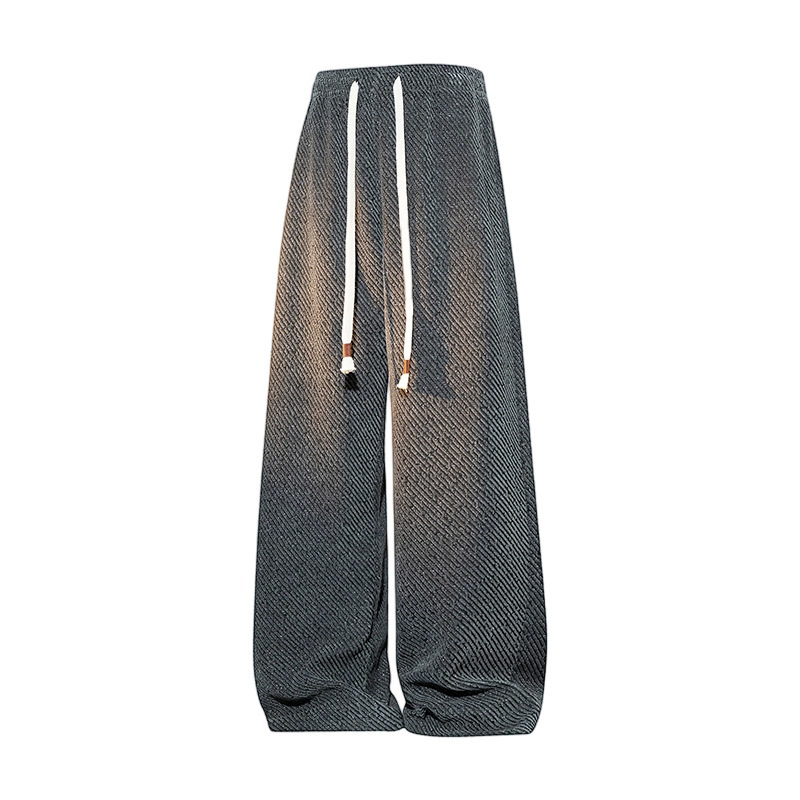Nuevo 25 caño pantalones casuales para hombres sensación de caída cómodos pantalones de protección para hombres holgados estilo de puerto 290g pantalones de moda