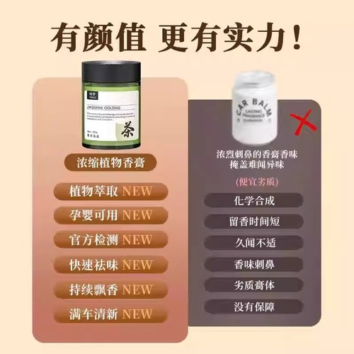 New 24 Car Air Freshener Car Fragrance Solid Perfume Paste Long-lasting Light Scent Car Accessories High-end Cologne Scent