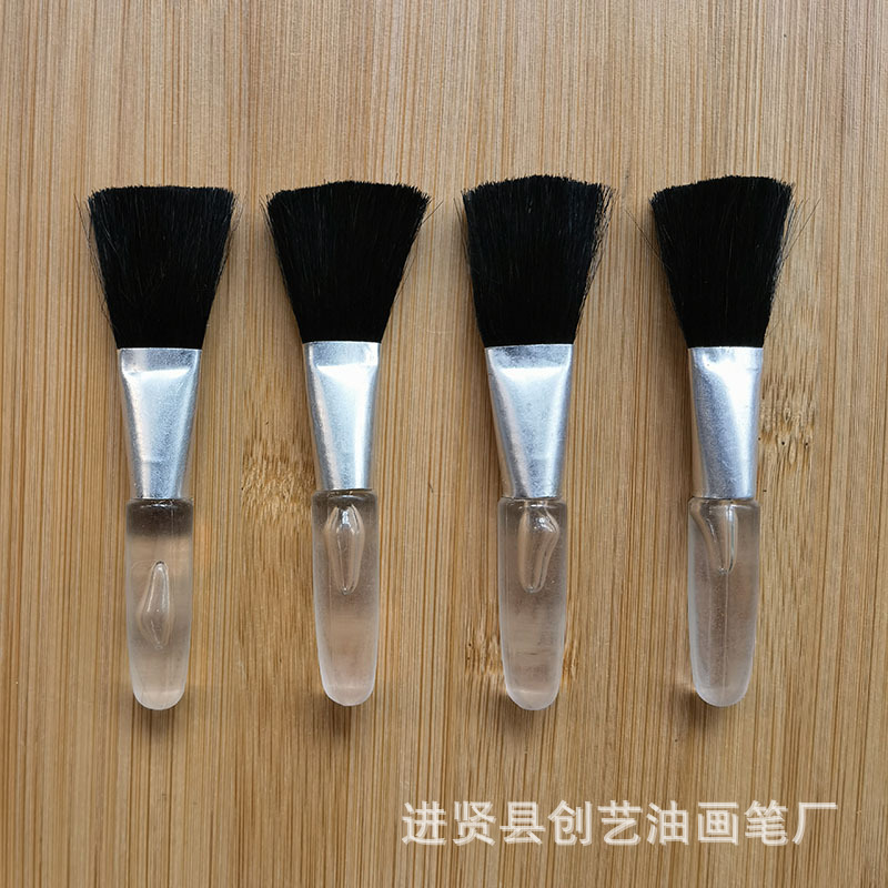 子弹头透明杆黑羊毛笔记本电脑刷清洁除尘毛刷小毛刷小刷子键盘刷