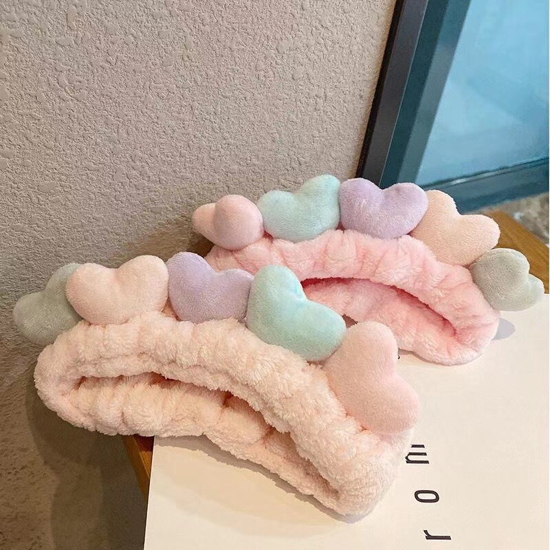 厂家直销韩系立体爱心发带高级简约少女束发带洗脸敷面膜发箍头饰|undefined