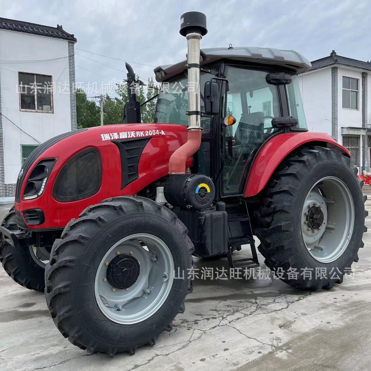 内蒙大块地2004轮式拖拉机 大型农机四驱翻土机大马力多用途2004
