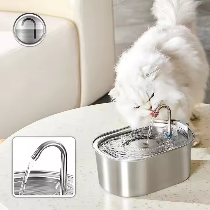 Amazon 3.2L bebida de mascotas grifos de circulación automática ultra silenciosa bebida de gatos y perros