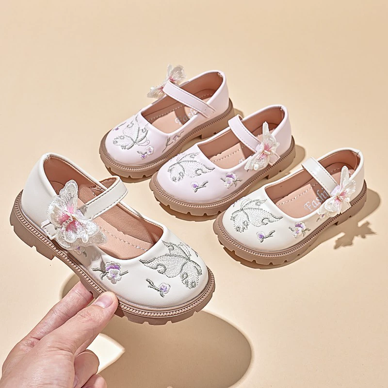 Обувь для девочек Hanfu обувь для детей летний национальный ветер кожаные туфли весной и осенью cheongsam старинные детские туфли для девочек кожаные туфли новые китайские туфли